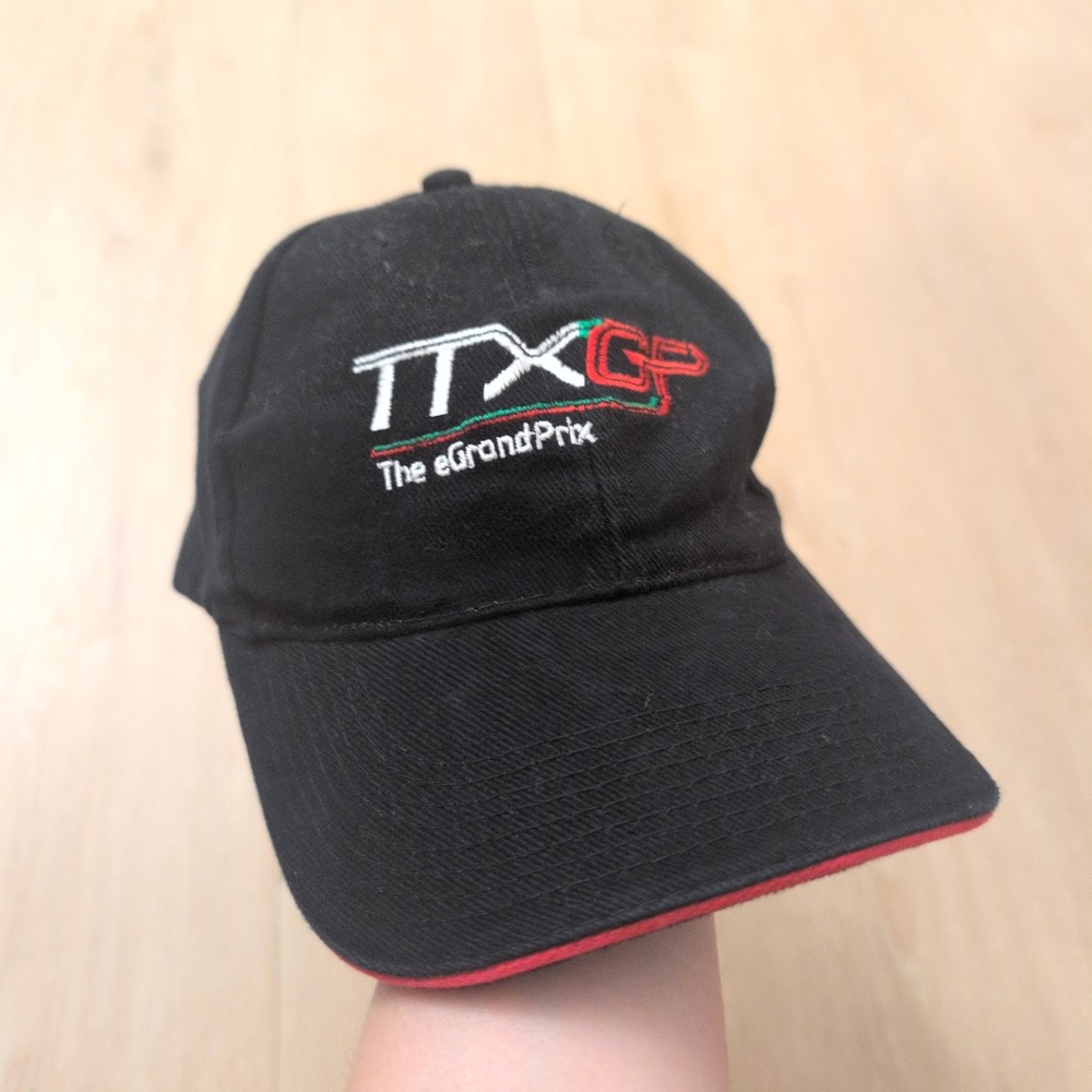 TTXGP The eGrandPrix Black Embroidered Baseball Cap Hat Style 4210 One Size